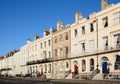 Row of guesthouses, Weymouth. Royalty Free Stock Photo