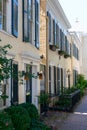 Row of Historic Buildings in Federal Style