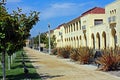 Row of historic naval barracks Royalty Free Stock Photo