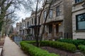 Row of Homes in Logan Square Chicago