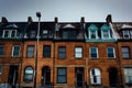 Row houses in Charles North, Baltimore, Maryland. Royalty Free Stock Photo