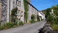 Row of houses in small village in Millers Dale