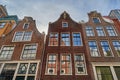 Row of houses in a street of Amsterdam Royalty Free Stock Photo
