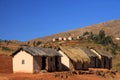 Row of huts