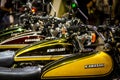 Motorcycles expo in Milan EICMA show close up