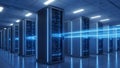 Data Center Servers Network Infrastructure, Cloud Computing Royalty Free Stock Photo
