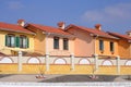 A row of new townhouses Royalty Free Stock Photo