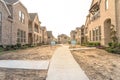 Newly built detached single-family home sold out in America Royalty Free Stock Photo