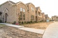 Newly built detached single-family home sold out in America Royalty Free Stock Photo