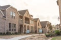 Newly built detached single-family home sold out in America Royalty Free Stock Photo