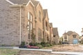 Newly built detached single-family home sold out in America Royalty Free Stock Photo