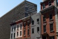 Row of Old Brick Residential Buildings in Kips Bay of New York City Royalty Free Stock Photo