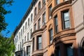 A Row of Old Houses on the Upper West Side in New York City Royalty Free Stock Photo