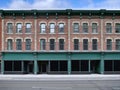 Row of old main street buildings