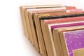 Row of Old Paperback Book Royalty Free Stock Photo