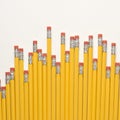 Row of pencils.