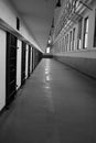 A row of prison cells Royalty Free Stock Photo