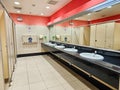 Row of public toilet, restroom, lavatory Royalty Free Stock Photo