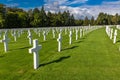 Row after row of crosses representing the ultimate sacrifice of American soldiers