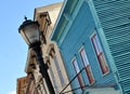 Row of 1700s Georgian architecture buildings