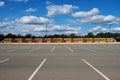 Row of School Buses Royalty Free Stock Photo