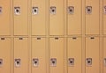 Row of School Lockers Royalty Free Stock Photo