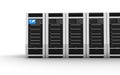 Row servers Royalty Free Stock Photo