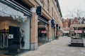 Row of shops in Sloane Square, London, UK