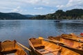 Landscape of titisee lake in German