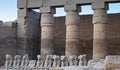 Row of statues of rams at the Karnak Temple. Luxor, Egypt Royalty Free Stock Photo