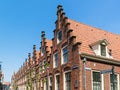 Row stepped gables in Haarlem, Netherlands