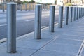 Row of sticks in stainless steel separating