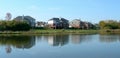 Row of subdivision houses