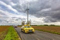 Row of Technical Vehicles - Paris-Tours 2017