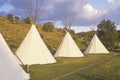 Row of teepees in Aspen, CO