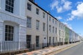 Row of terrace houses Royalty Free Stock Photo