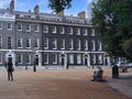 Row of townhouses built in the 1700s Royalty Free Stock Photo