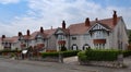 1930s Traditional semi detached houses in Rhos On Sea, Conwy, North Wales Royalty Free Stock Photo