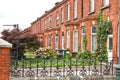 Traditional row of Victorian Houses, Dublin, Ireland