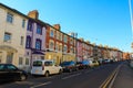 A row of typical British houses at Folkestone Kent Royalty Free Stock Photo