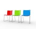 Row Of Waiting Room Chairs Royalty Free Stock Photo
