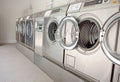 Row of washing machines