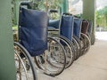 Row of Wheel Chairs used as Template