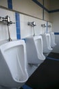 White urination toilets