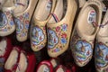 A Row Of Wooden Shoes At A Souvenir Shop At Amsterdam The Netherlands 17-1-2023 Royalty Free Stock Photo