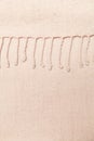 Row of woolen brown laces Royalty Free Stock Photo