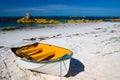 Rowboat on beach Royalty Free Stock Photo