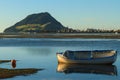 Peaceful Harbor and Rowboat, Tauranga, NZ Royalty Free Stock Photo