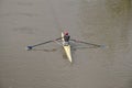 Rower on the river