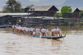 Rowers on the boat Royalty Free Stock Photo